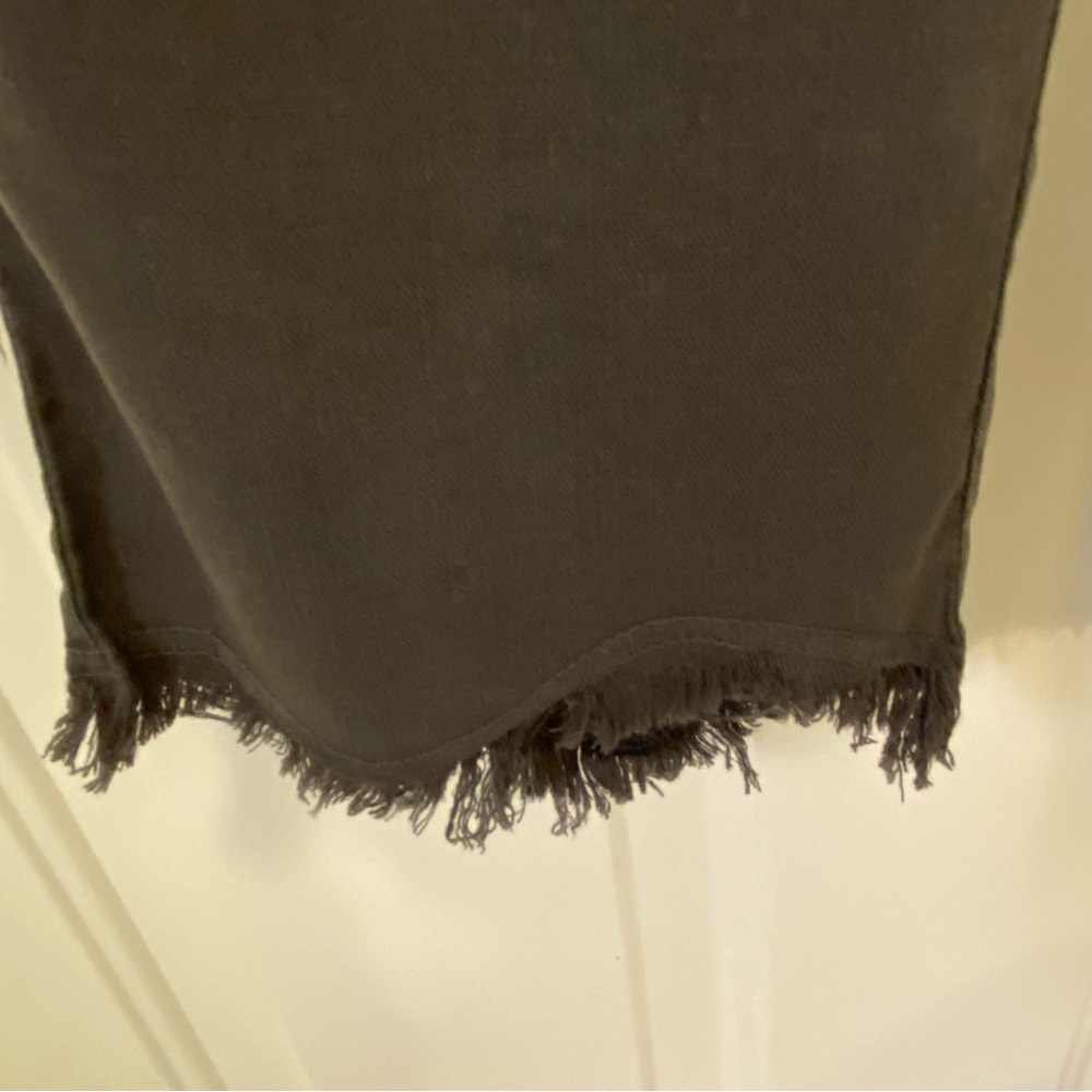 XCVI Wearables Dark Gray Frayed Hem Pants - Picture 14 of 14